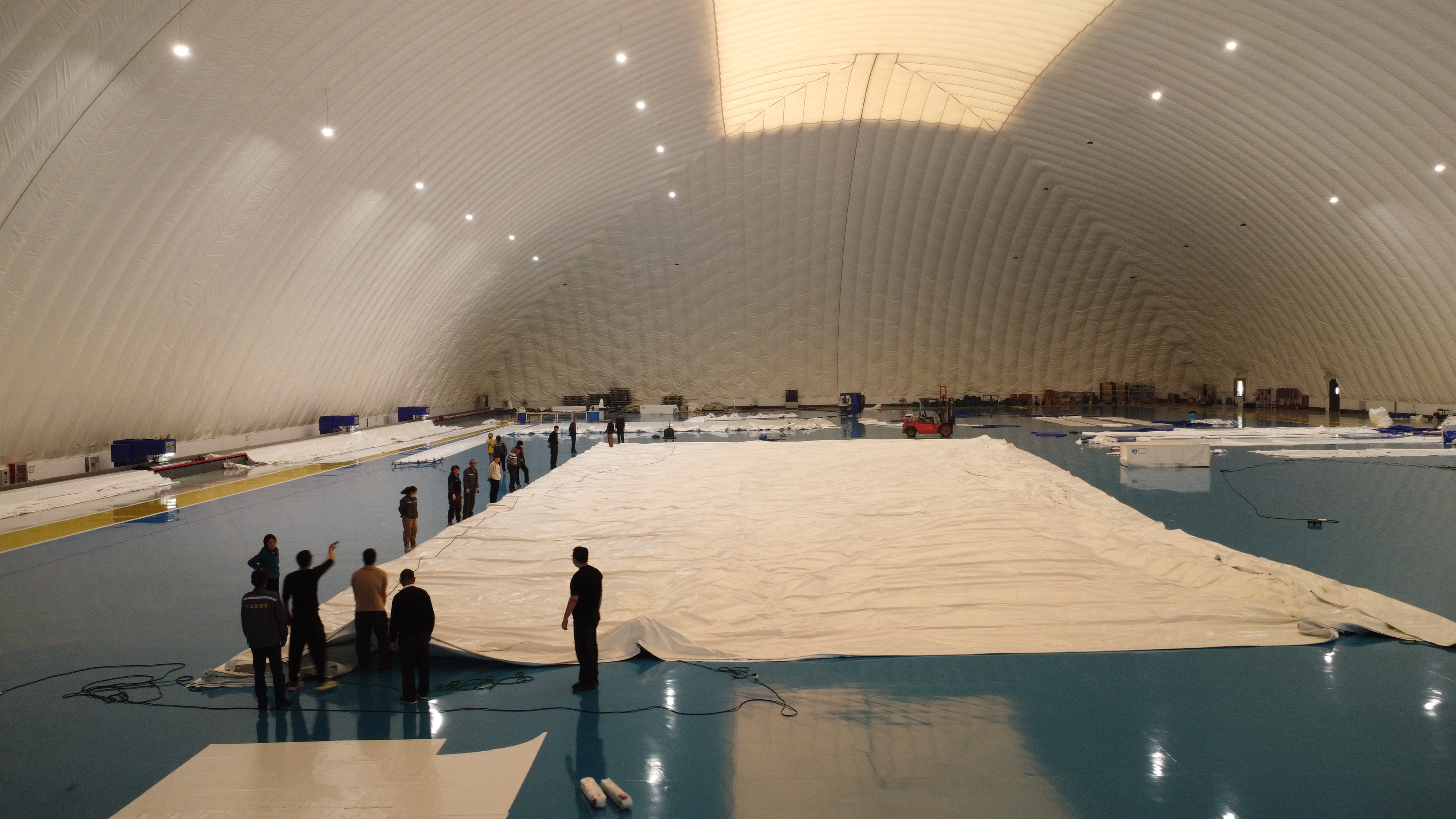 Air dome factory interior